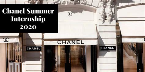 chanel summer internship|chanel summer mba internship.